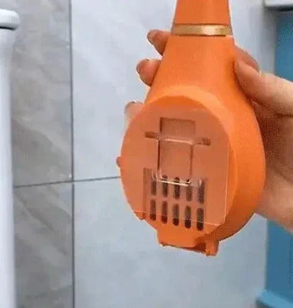 Brosse De Toilette En Silicone - Design Hygiénique À Fixation Murale — photo d'un client 7