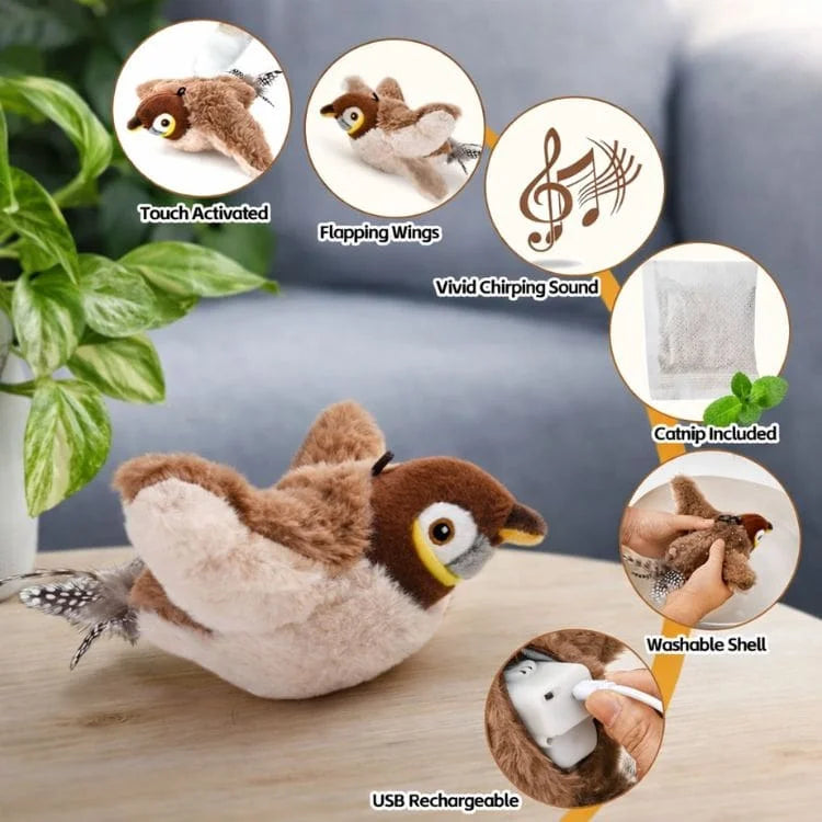 Jouet Interactif pour Oiseaux Destiné aux Chats — photo 5