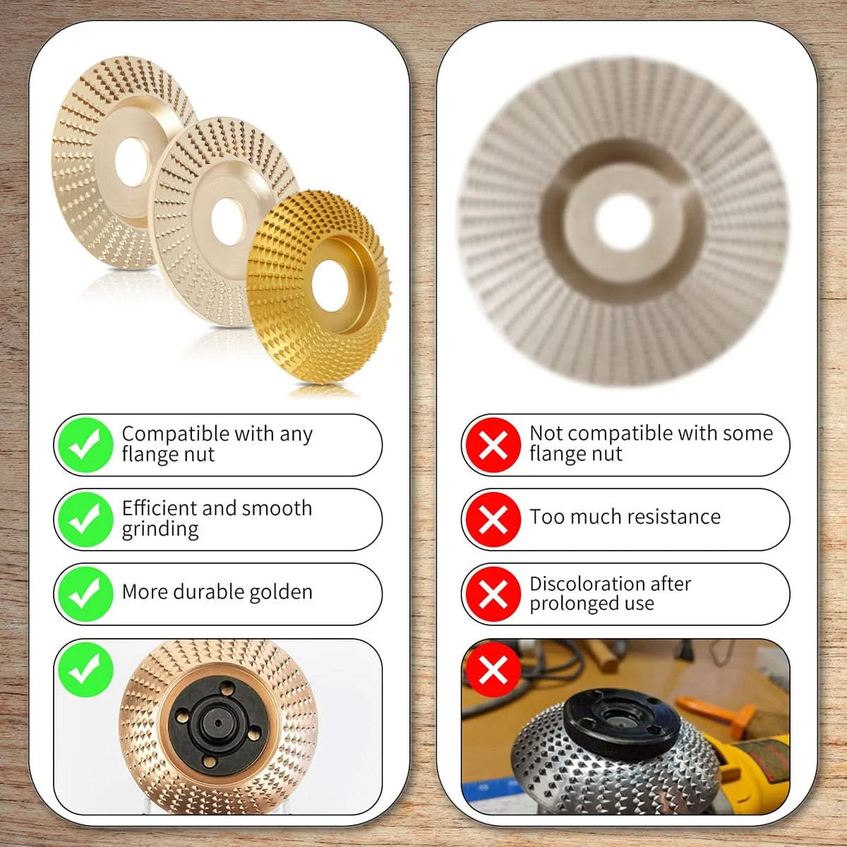 Kit De Disques De Sculpture Sur Bois – Précision Et Efficacité Pour Vos Créations — photo 2