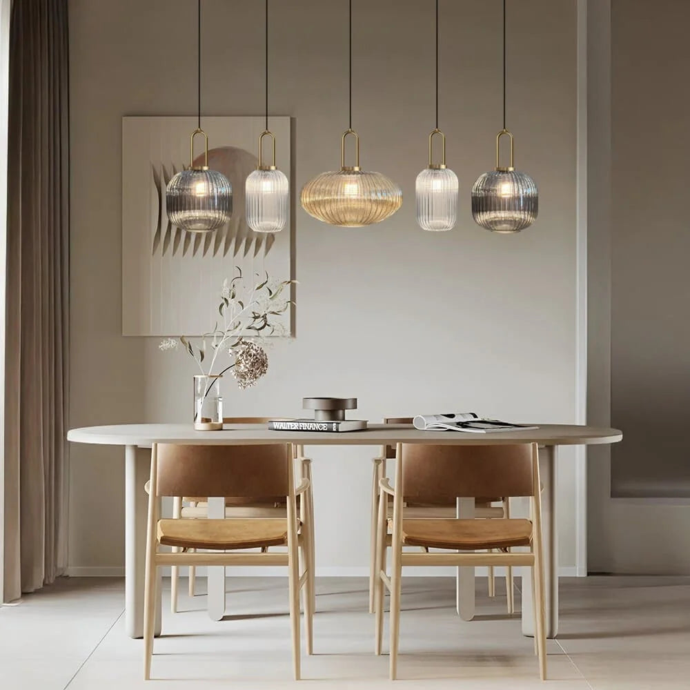 Elegant Vintage Pendel i Glas — billede 3